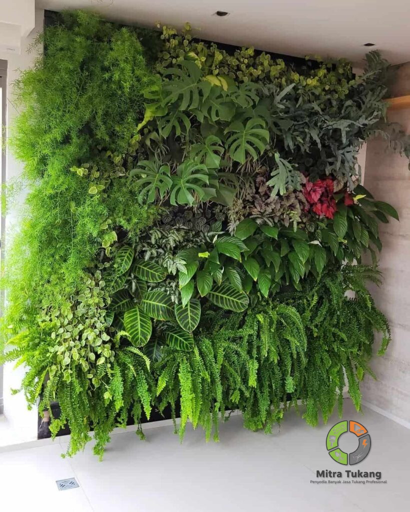 Jasa Pembuatan Taman Vertical Garden