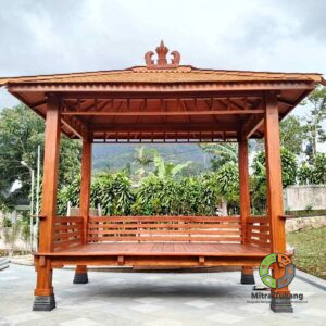 Jual gazebo jati 2x3